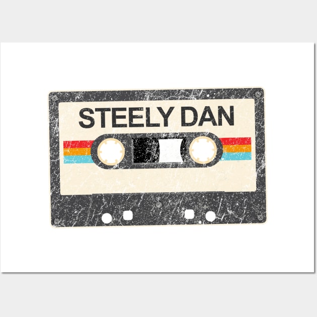 kurniamarga vintage cassette tape Steely Dan Wall Art by kurniamarga.artisticcolorful